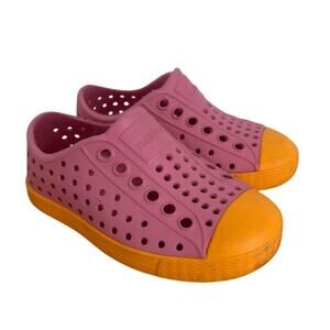 Native Jefferson Slip on Shoes - Pink Orange - Size 5c - Water Shoes